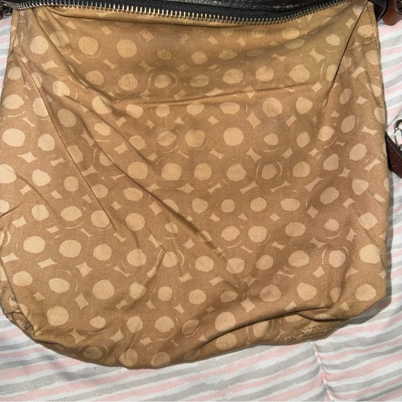 Brighton London Groove Selena Black Taupe Organizer Crossbody Bag Purse - Picture 16 of 16